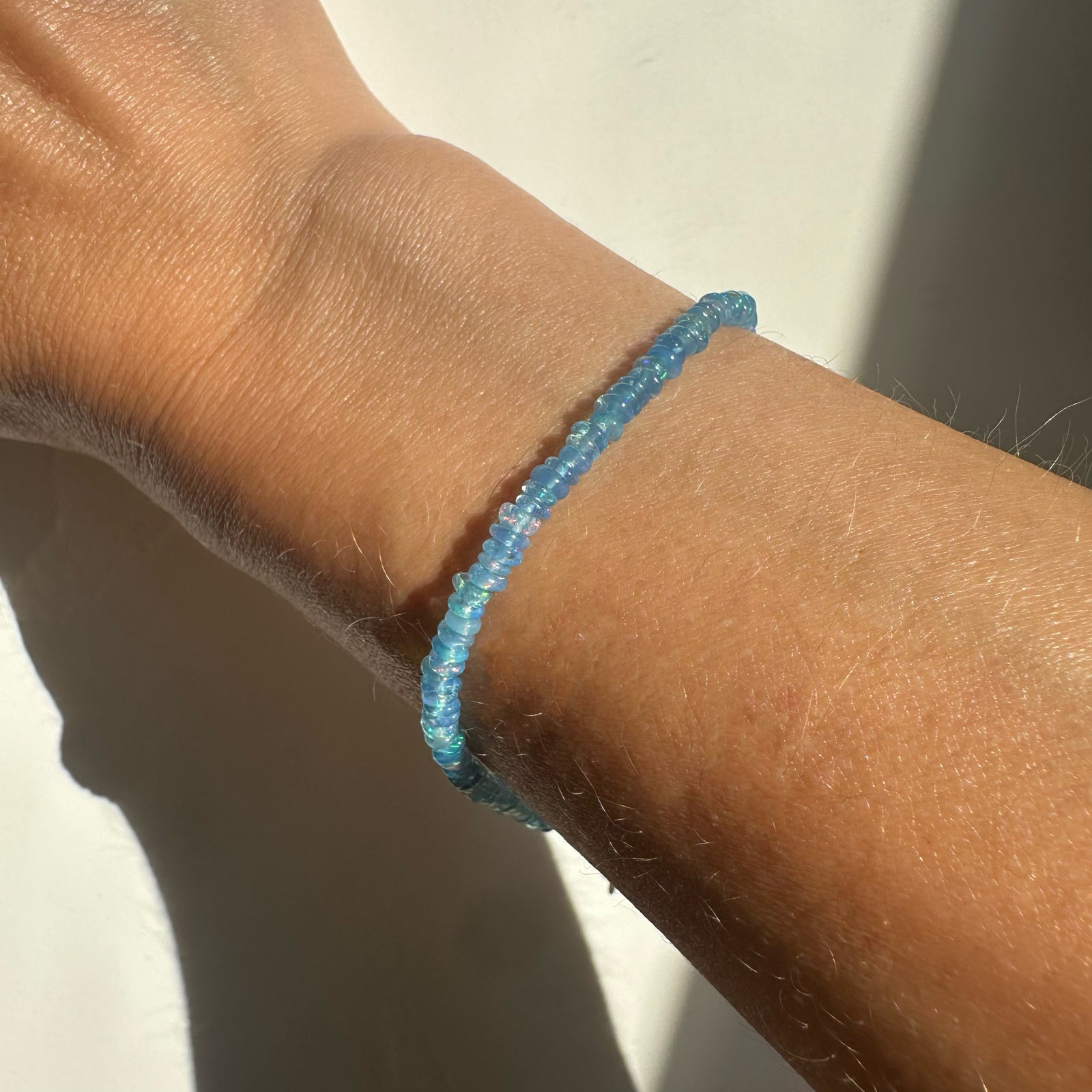 Washed Denim Opal Bracelet