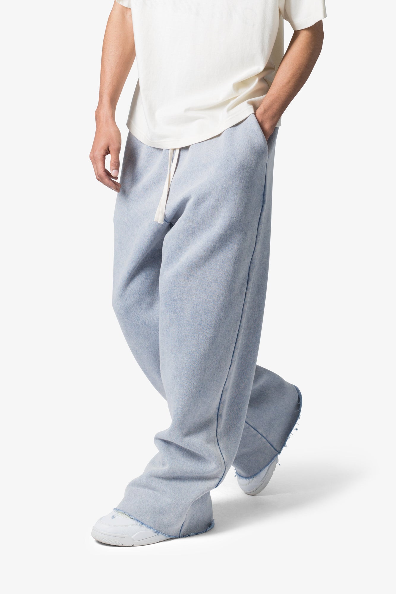 Washed Ultra Baggy Sweatpants | Washed Light Blue