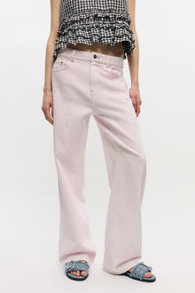 Washed Izey Jeans | Chalk Pink