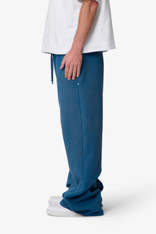 West Double Knee Sweatpants | Blue