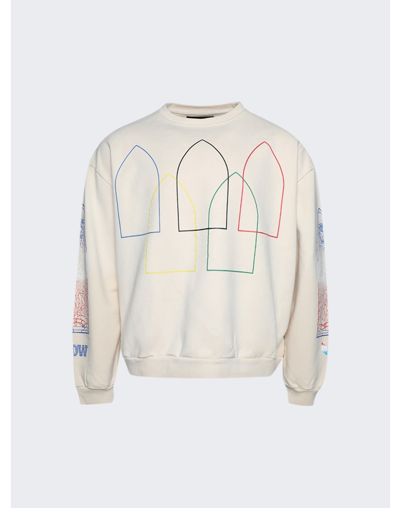 Who Decides War | Men | Intertwined Windows Hooded Sweatshirt | Ivory