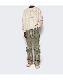 Who Decides War | Men | Intertwined Windows Hooded Sweatshirt | Ivory