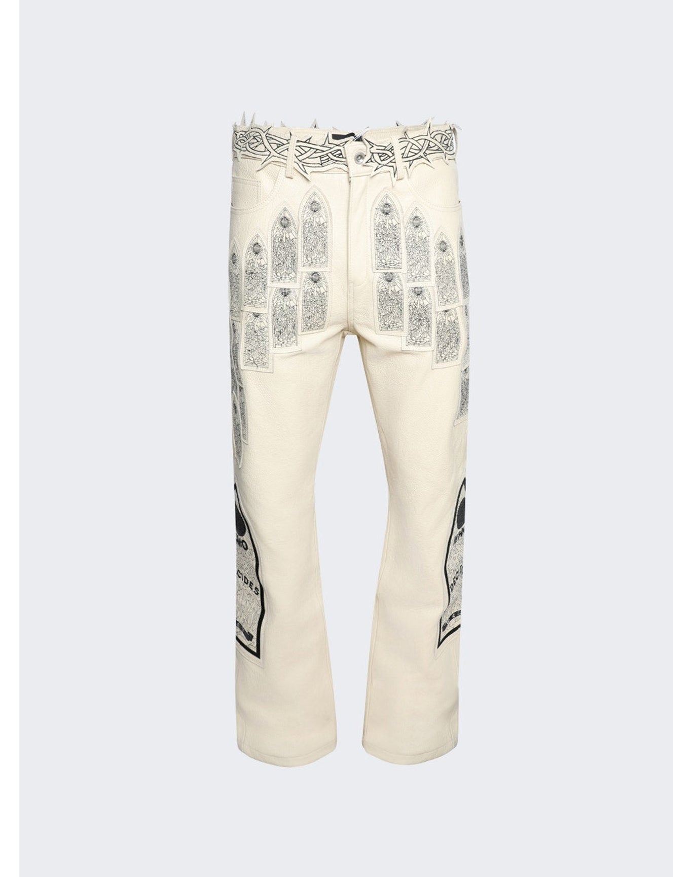 Who Decides War | Men | Patched Arch Embroidered Pants | Cream