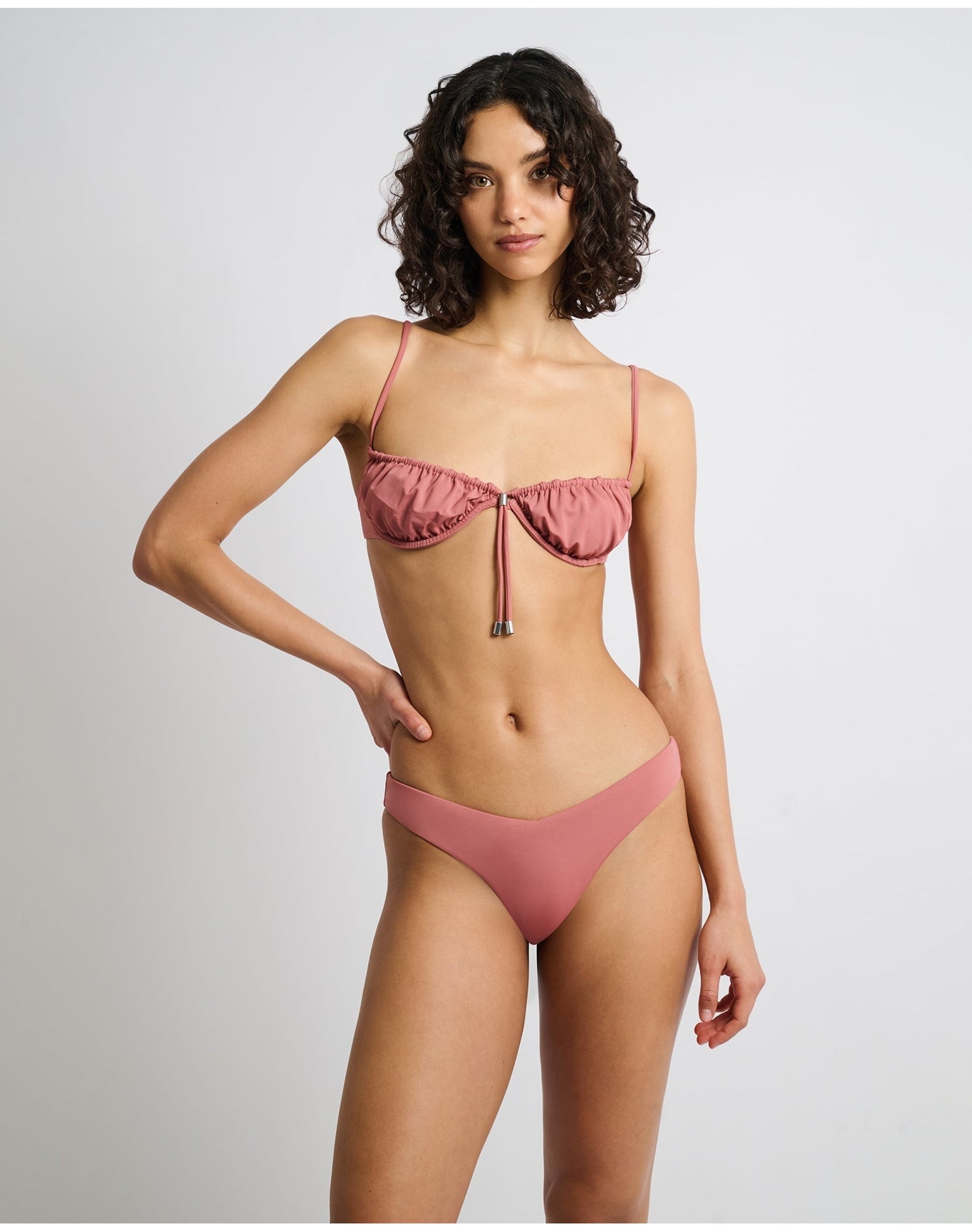 Women | Bikini Top | Clay Rose