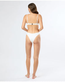 Women | Chiara Bikini Bottom | Ribbed White