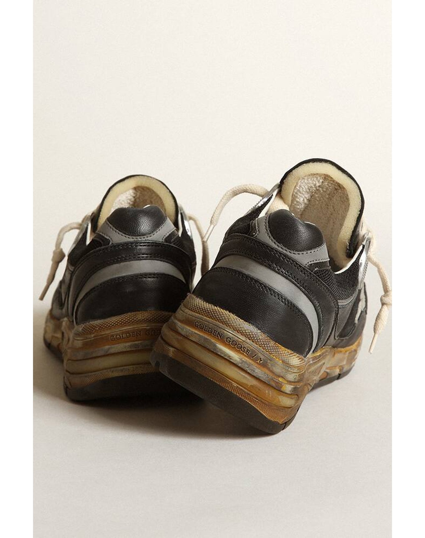 Women | Dad Star Mesh & Nappa with Colored Star | Black x Silver x Ice (V2)