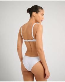 Women | Marilyn Bikini Top | White Black