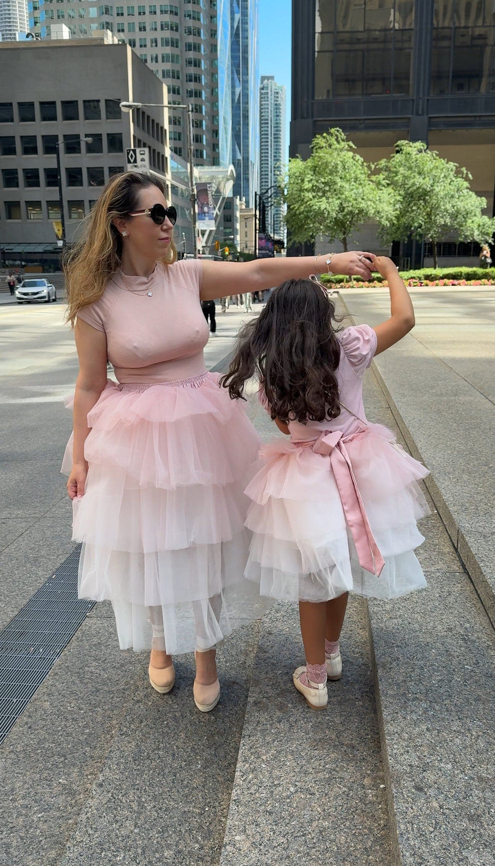 Women | Pink Ombre Mom Tutu Skirt