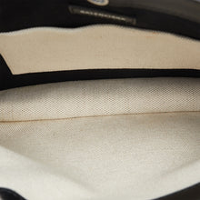 Balenciaga | Pre-Owned All Over Logo Navy Pochette S | WhiteBlack