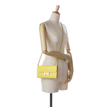 Hermes | Pre-Owned Evercolor Constance Wallet To Go | Yellow