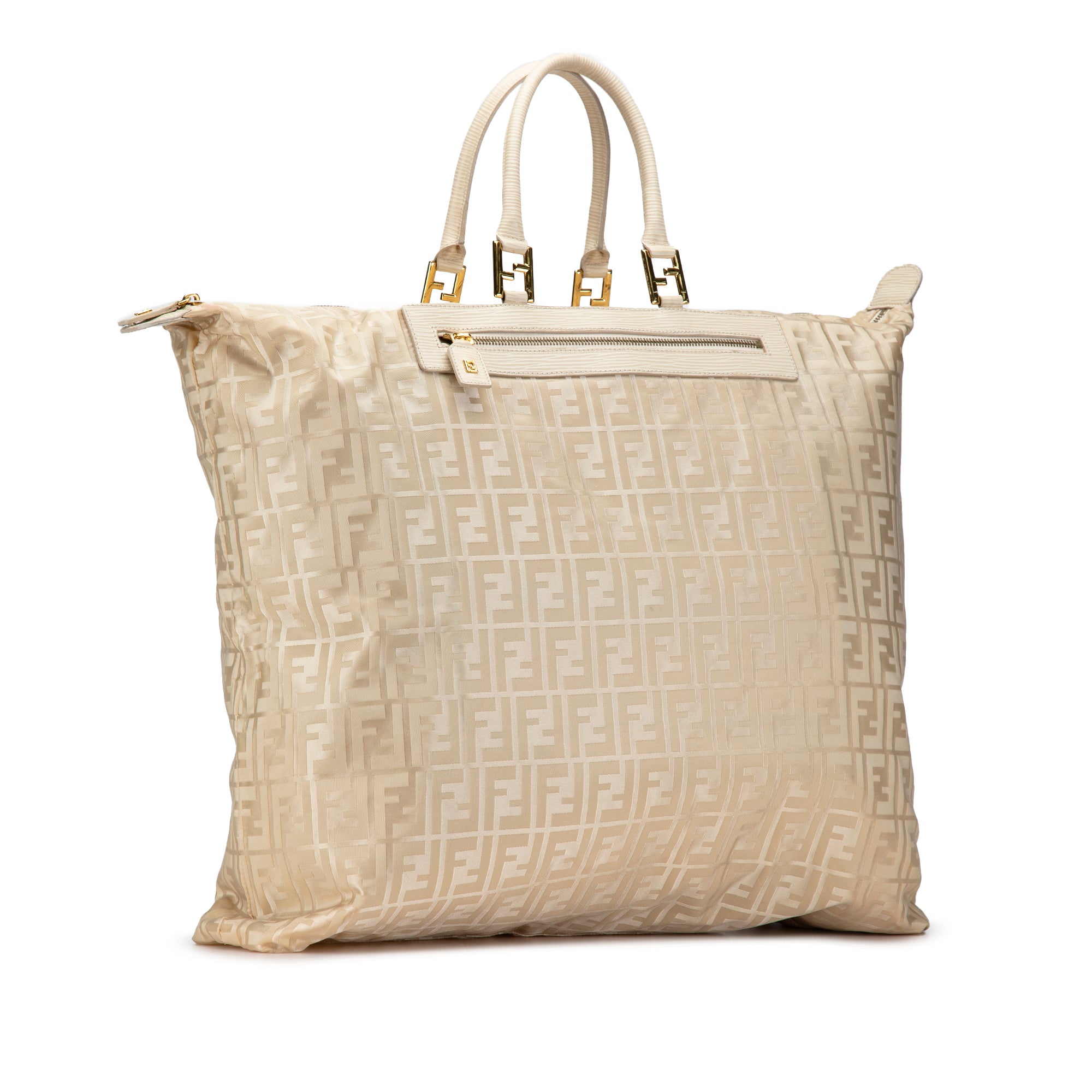 Fendi | Pre-Owned Zucca Nylon Travel Bag | Brown