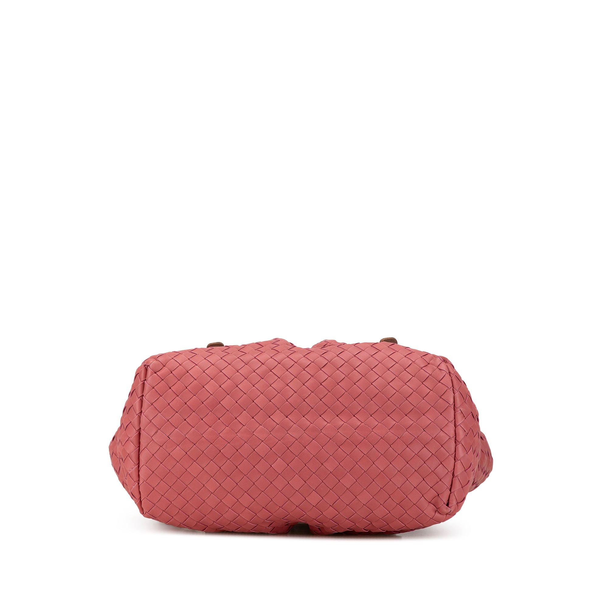 Bottega Veneta | Pre-Owned Intrecciato Marquise Flower Tote | Pink