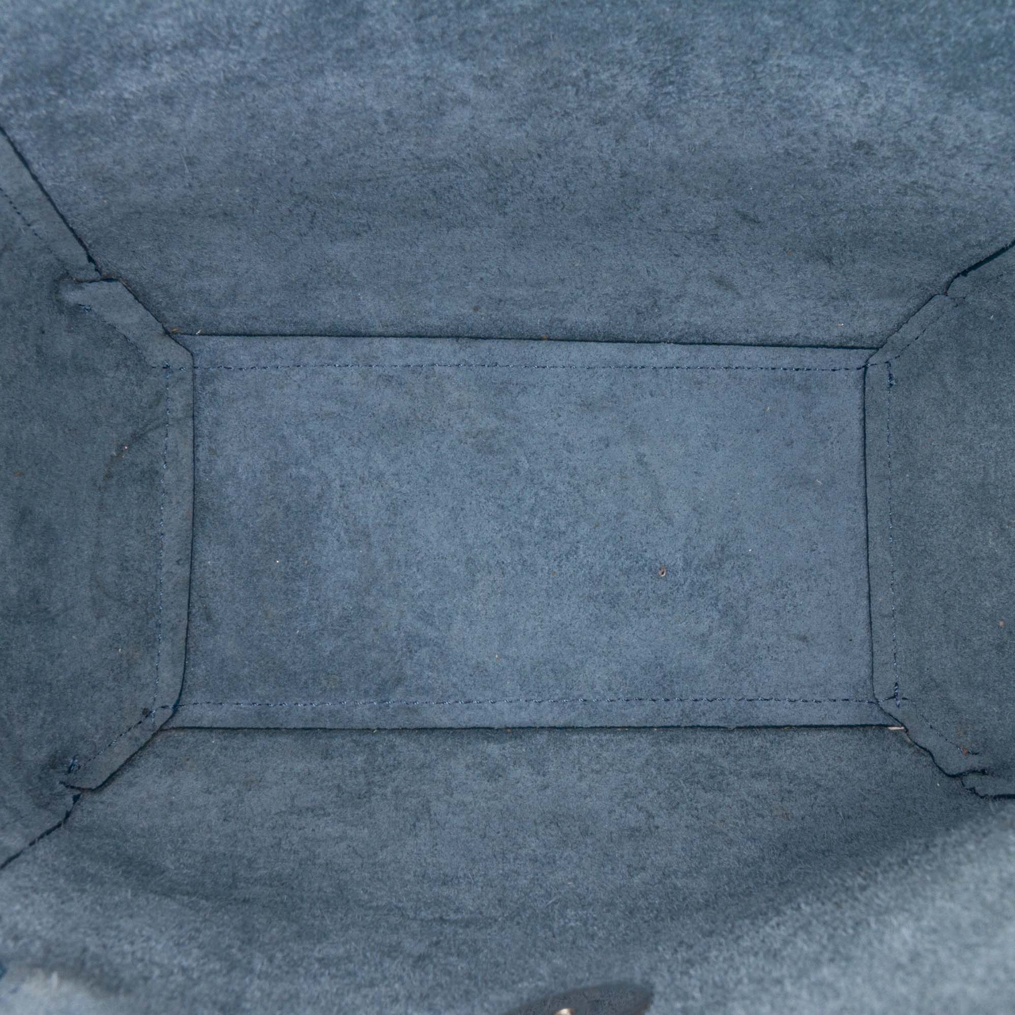 Celine | Pre-Owned Nano Grained Calfskin Belt Bag | Blue