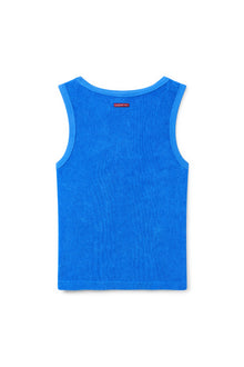 Women | Vintage Terry Fast Back V-Neck Tank | Marina