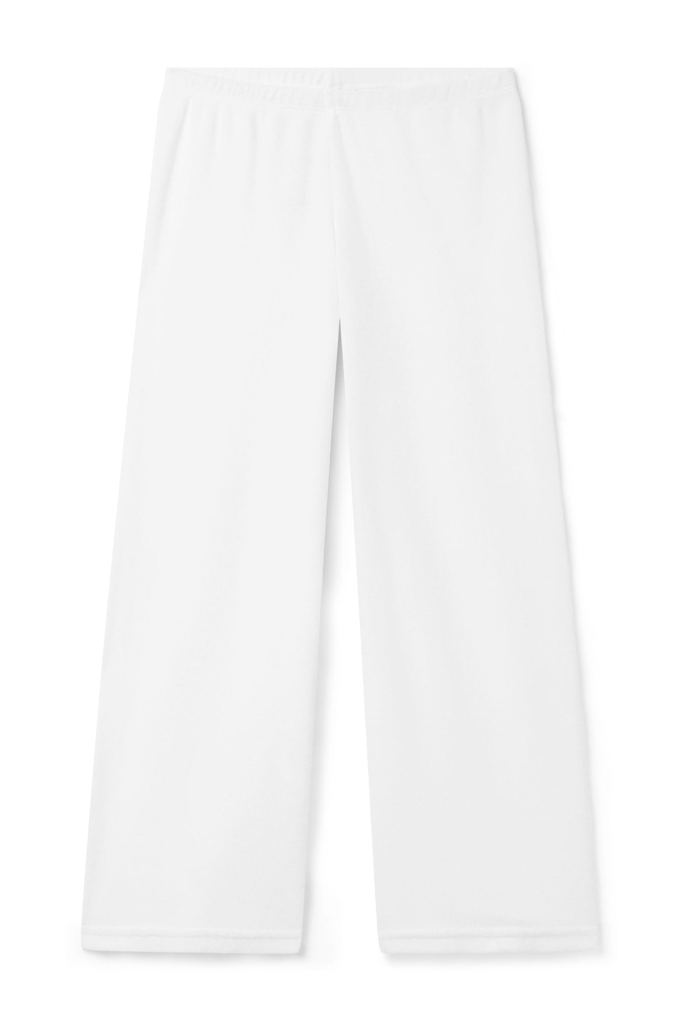 Women | Vintage Terry Low Rise Crop Pant | White