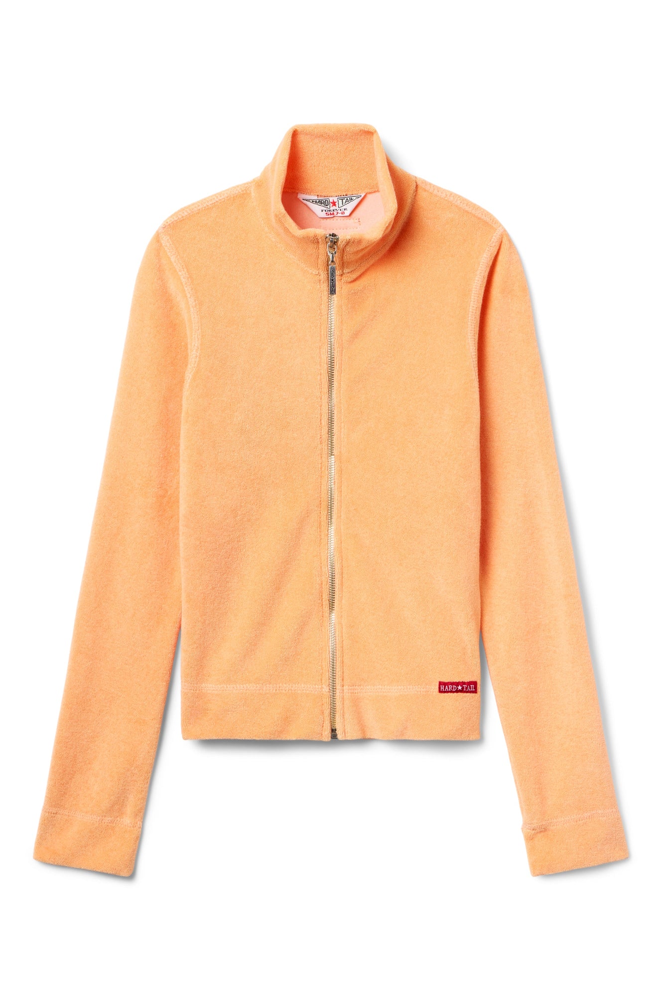 Kids | Kids Terry Zip Jacket | Orange Creamsicle