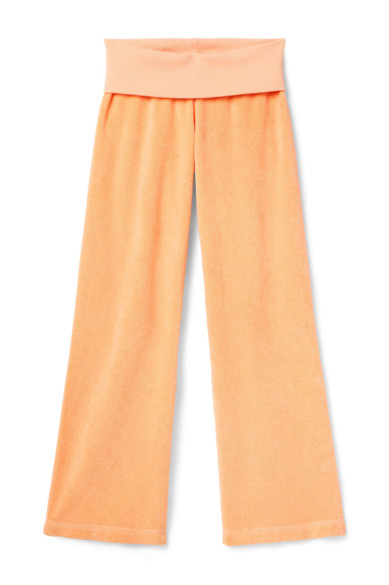 Kids | Kids Terry Rolldown Pant | Orange Creamsicle