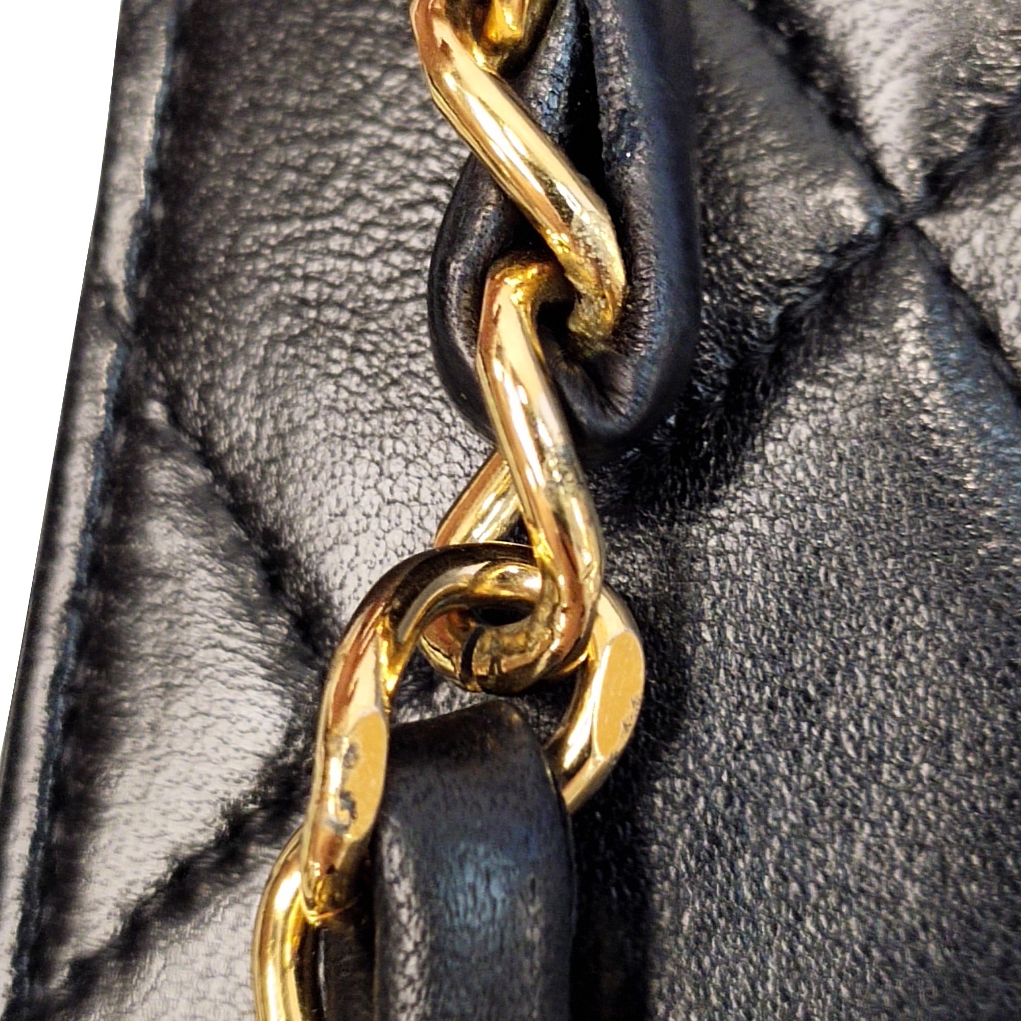 Chanel | Pre-Owned CC Quilted Lambskin Single Flap | Black