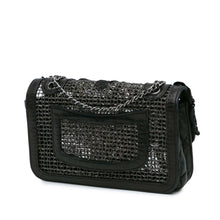 Chanel | Pre-Owned Small Mesh Butterfly Flap | Black