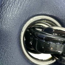 Chanel | Pre-Owned Jumbo Classic Patent Double Flap | Blue/Dark Blue