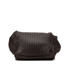 Bottega Veneta | Pre-Owned Intrecciato Flap Crossbody | Brown