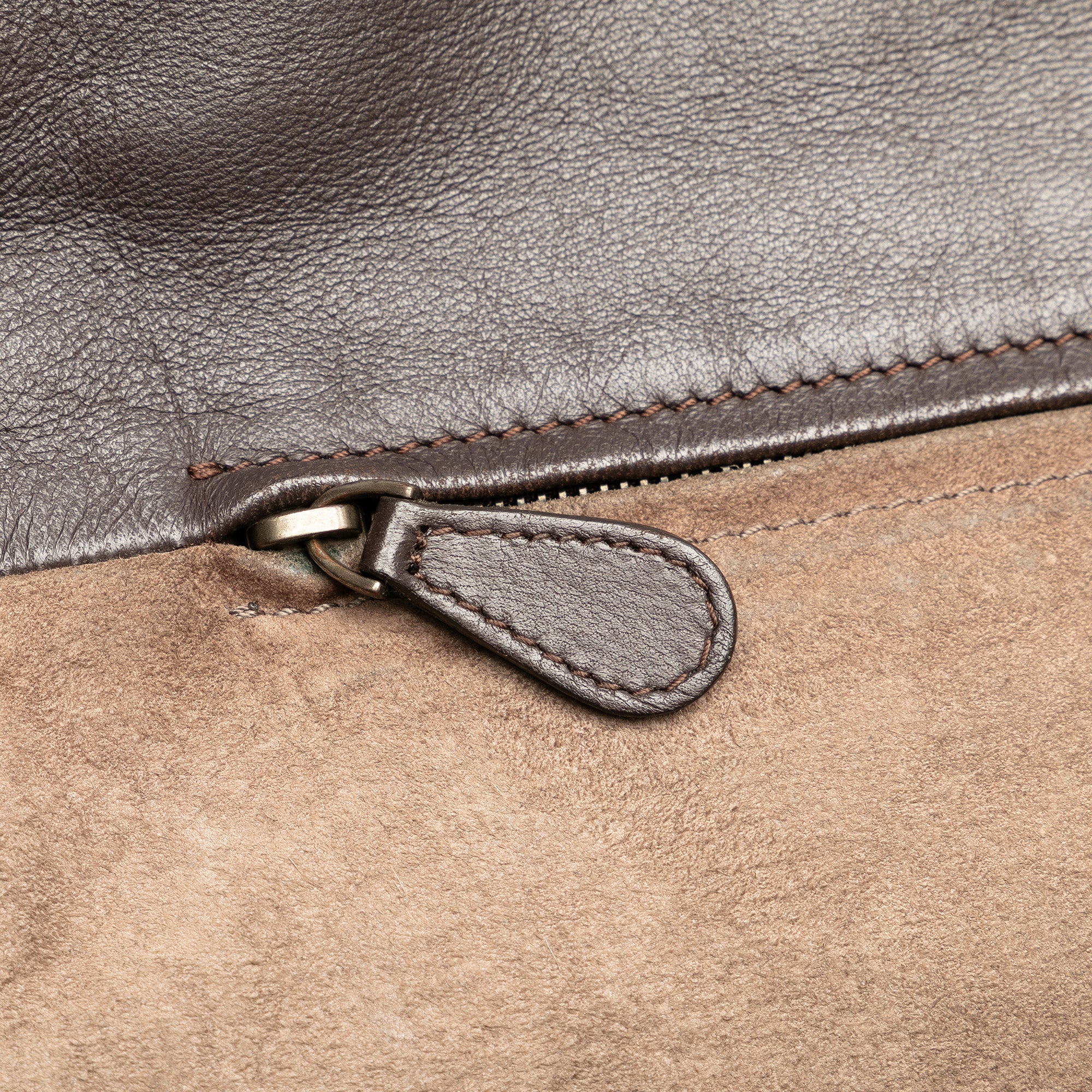 Bottega Veneta | Pre-Owned Intrecciato Flap Crossbody | Brown