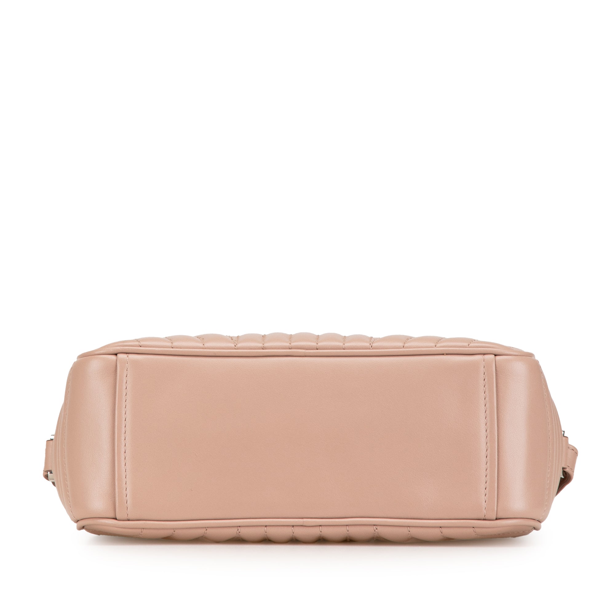 Prada | Pre-Owned Soft Calf Diagramme Crossbody | Brown