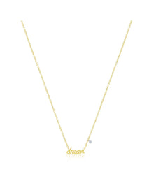 Yellow Gold Dream Necklace | 14K Two Tone Gold
