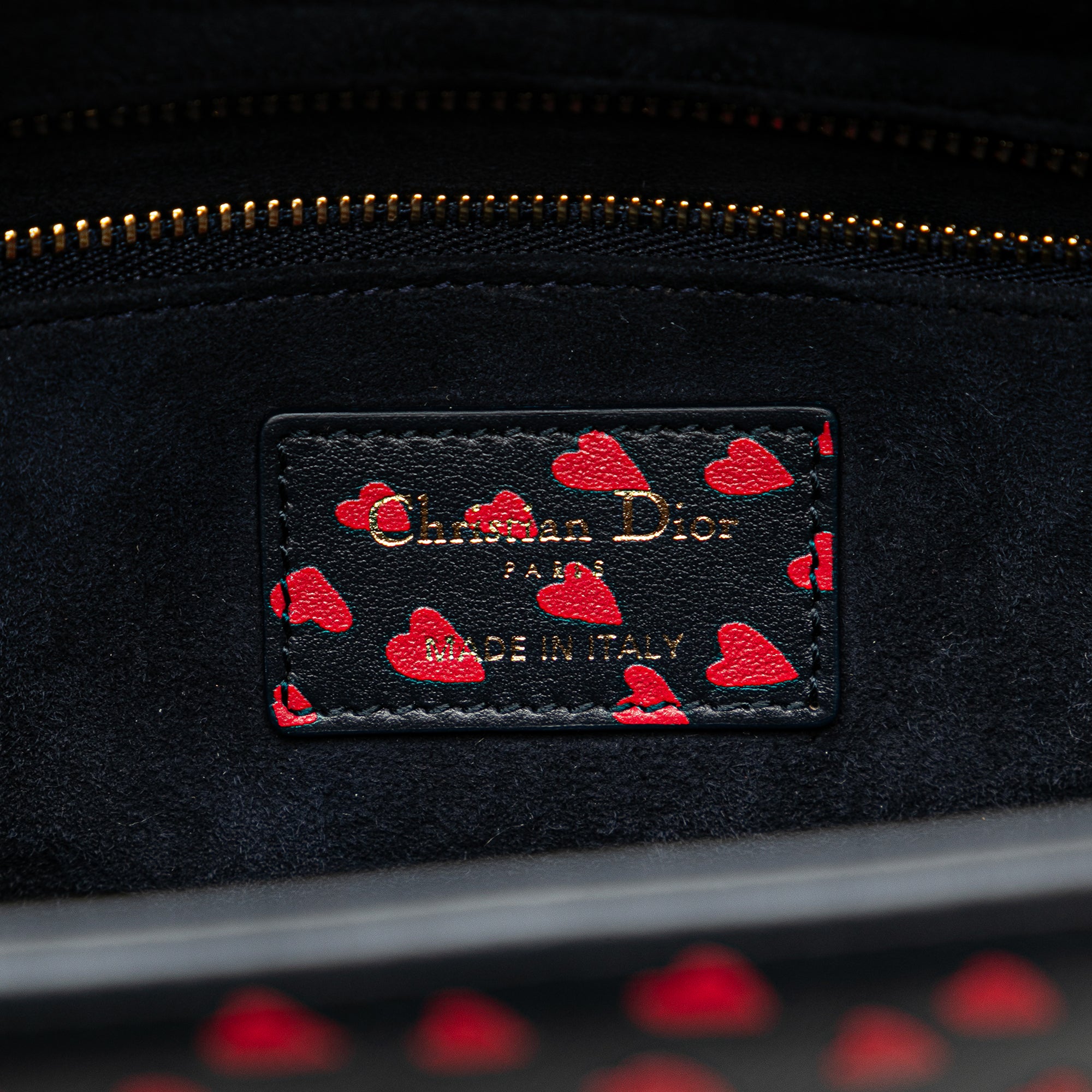 Dior | Pre-Owned Medium Calfskin I Love Paris Lady - I | Blue/Navy