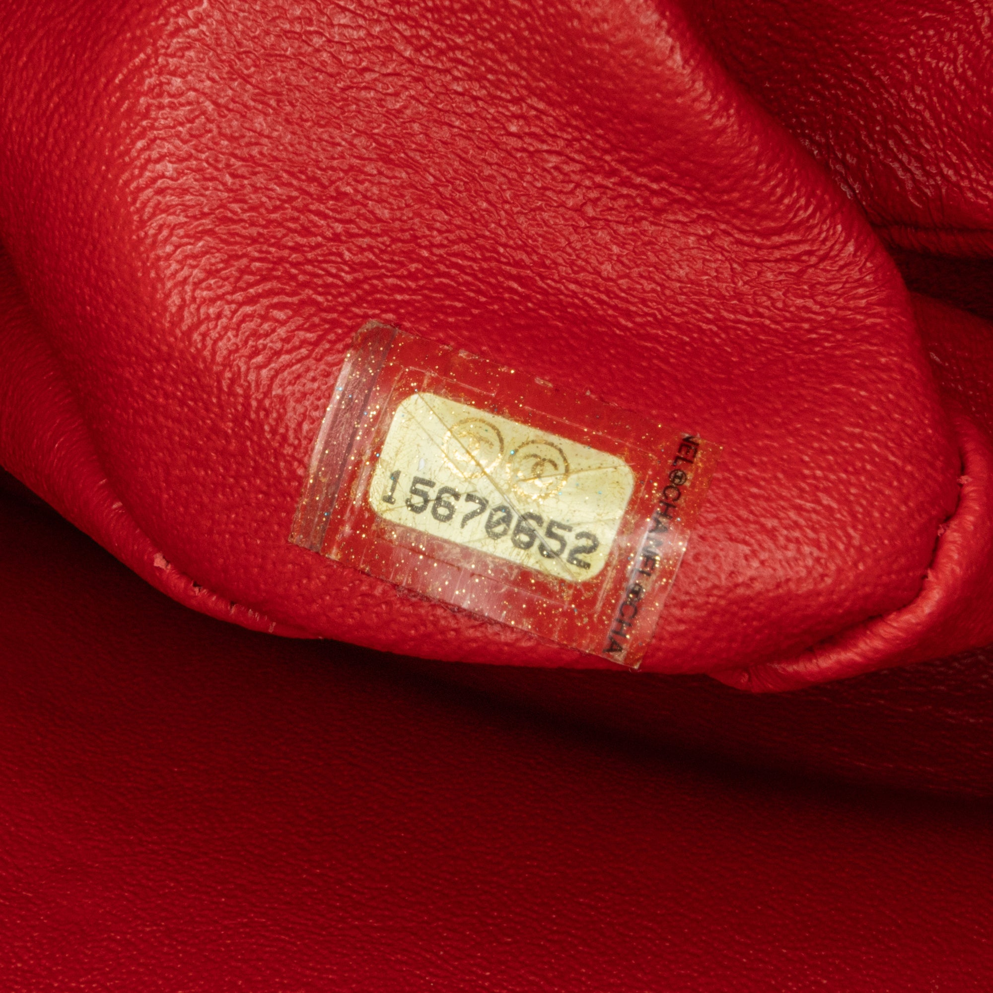 Chanel | Pre-Owned Jumbo Classic Lambskin Double Flap | Orange/Dark Orange