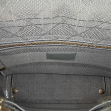 Dior | Pre-Owned Medium Canvas Cannage Lady D Lite - III | Gray/Light Gray
