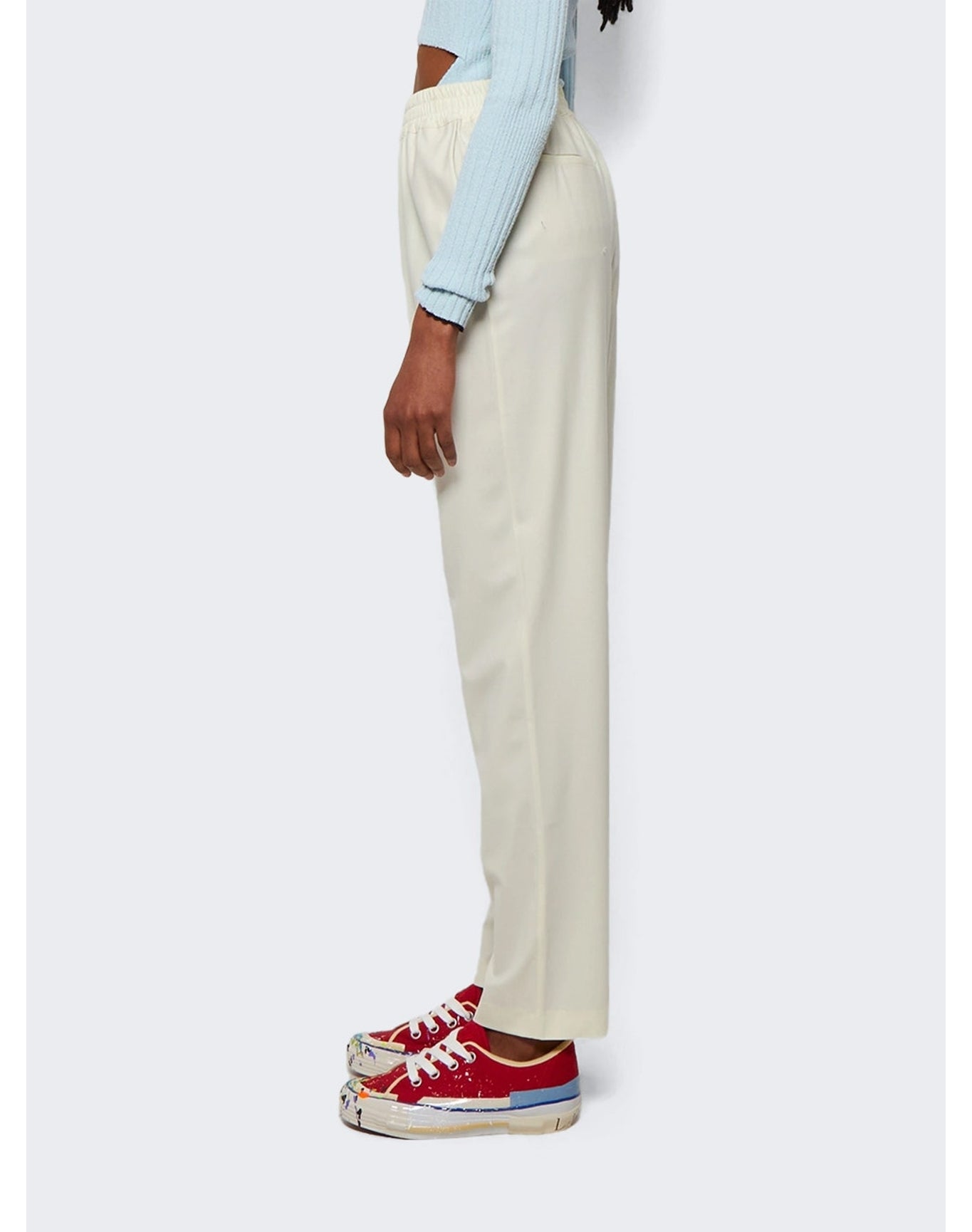 Zeynep Arçay | Women | Jogger Wool Pants | Vanilla