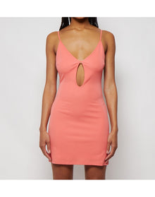 Zeynep Arçay | Women | Key Hole Mini Dress | Pink