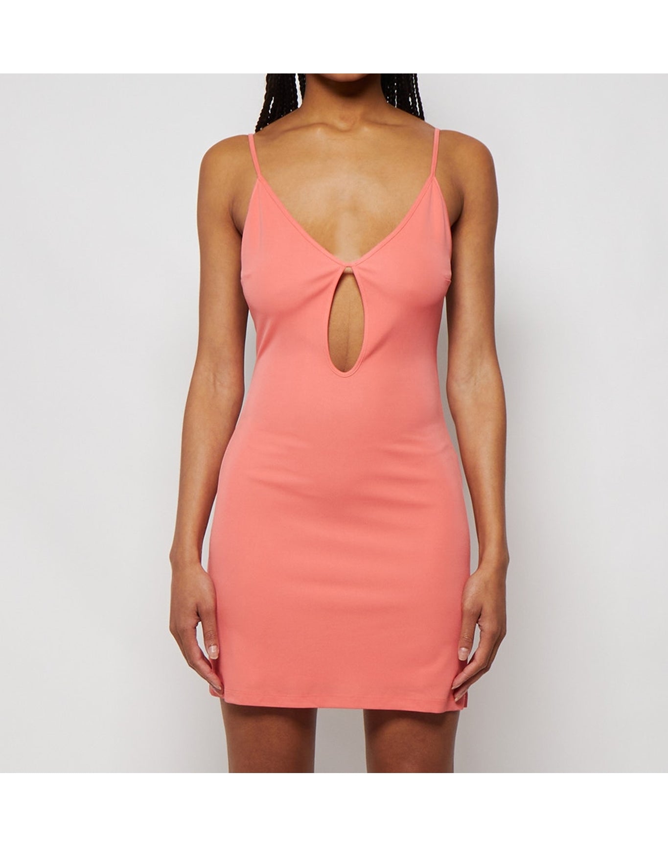 Zeynep Arçay | Women | Key Hole Mini Dress | Pink