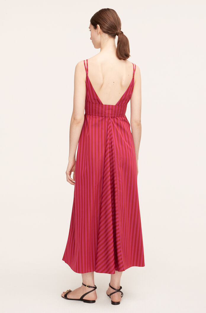 Marseille Stripe Dress | Marseille Stripe Hibiscus Combo