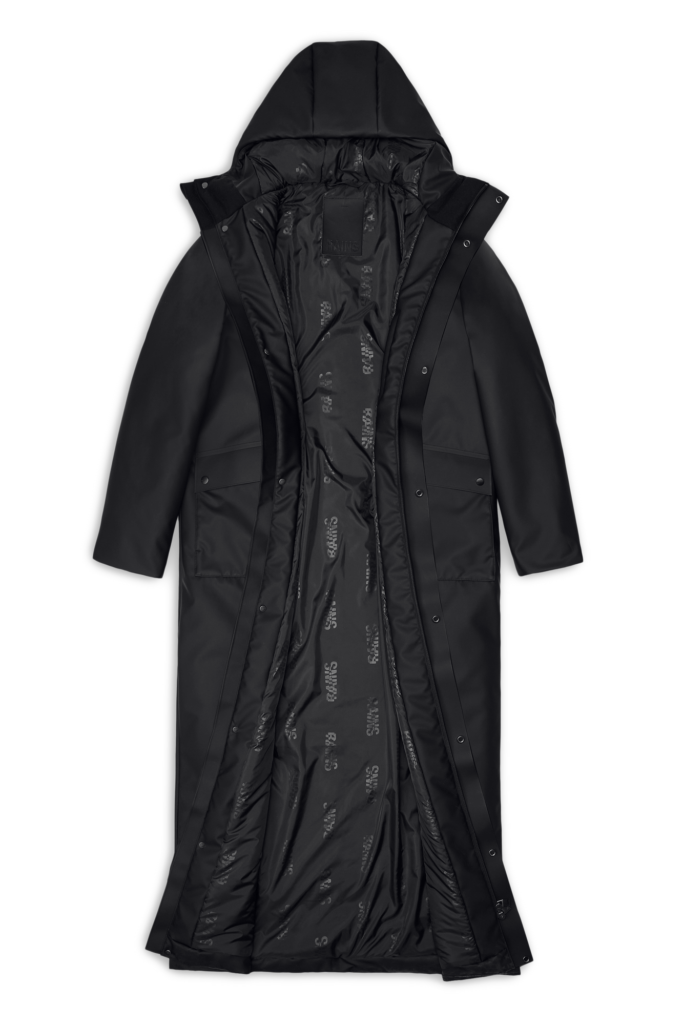 Rains Nome Vision Longest Jacket Black Jacket
