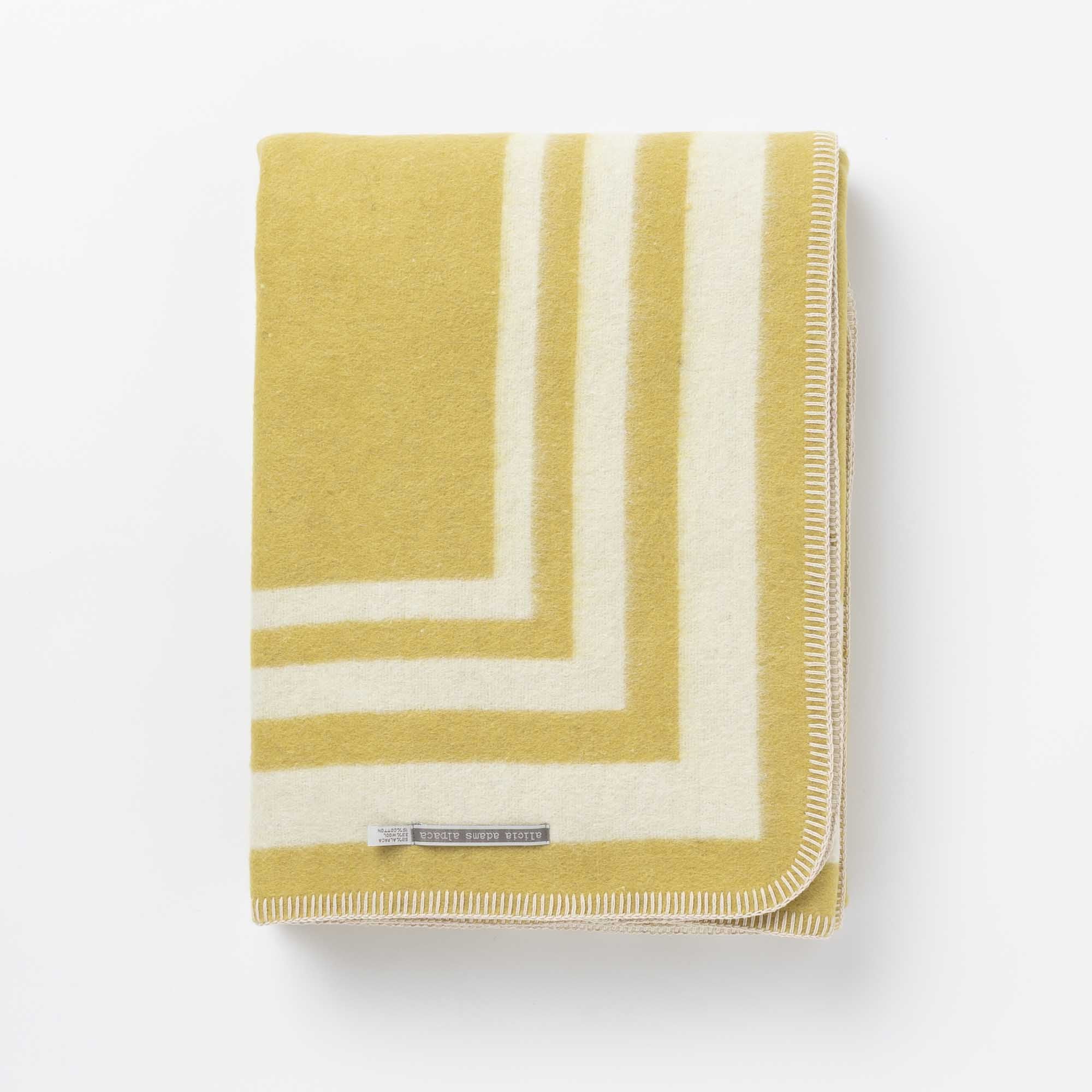 Montauk Throw | French Yellow / Ivory
