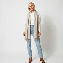Unisex | Maxi Wrap | Herringbone Taupe