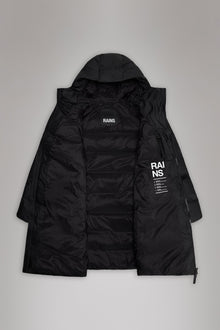 Rains Alta Longer Puffer Jacket Black Jacket