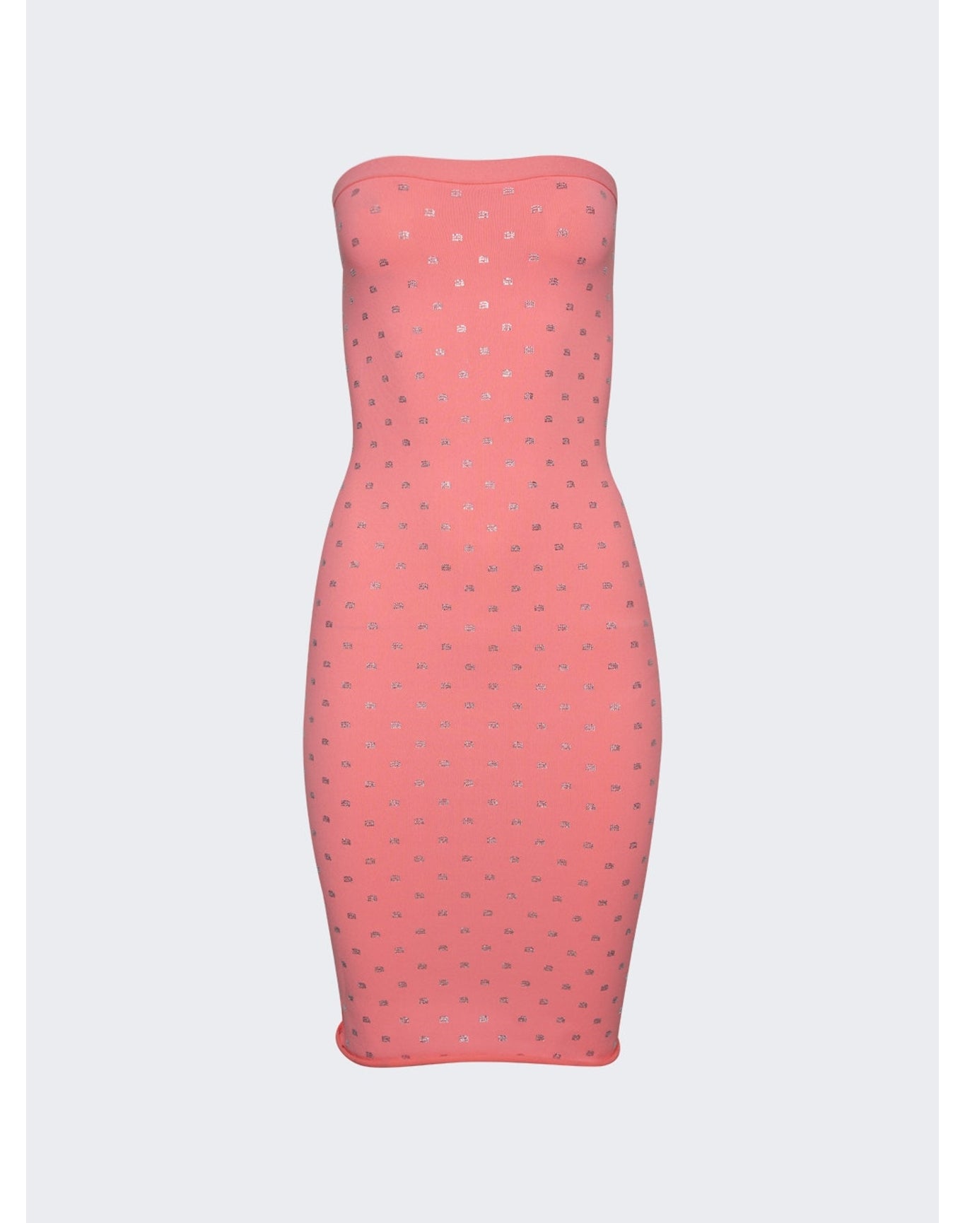 Alexander Wang | Women | Strapless Midi Dress With Elastic Anime | Pink