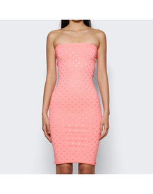 Alexander Wang | Women | Strapless Midi Dress With Elastic Anime | Pink