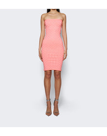 Alexander Wang | Women | Strapless Midi Dress With Elastic Anime | Pink
