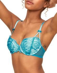 Adore Me Enny Contour Balconette in color Bluebird and shape balconette