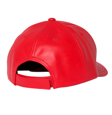 Icon Leather Hat | Salvage Red