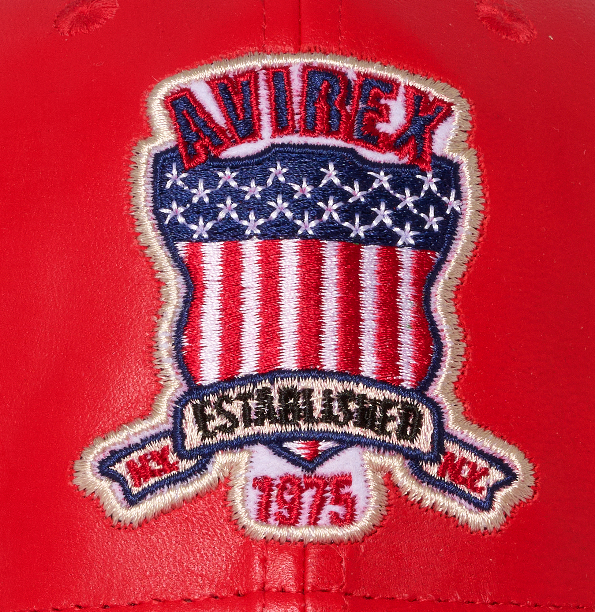 Icon Leather Hat | Salvage Red