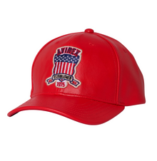 Icon Leather Hat | Salvage Red
