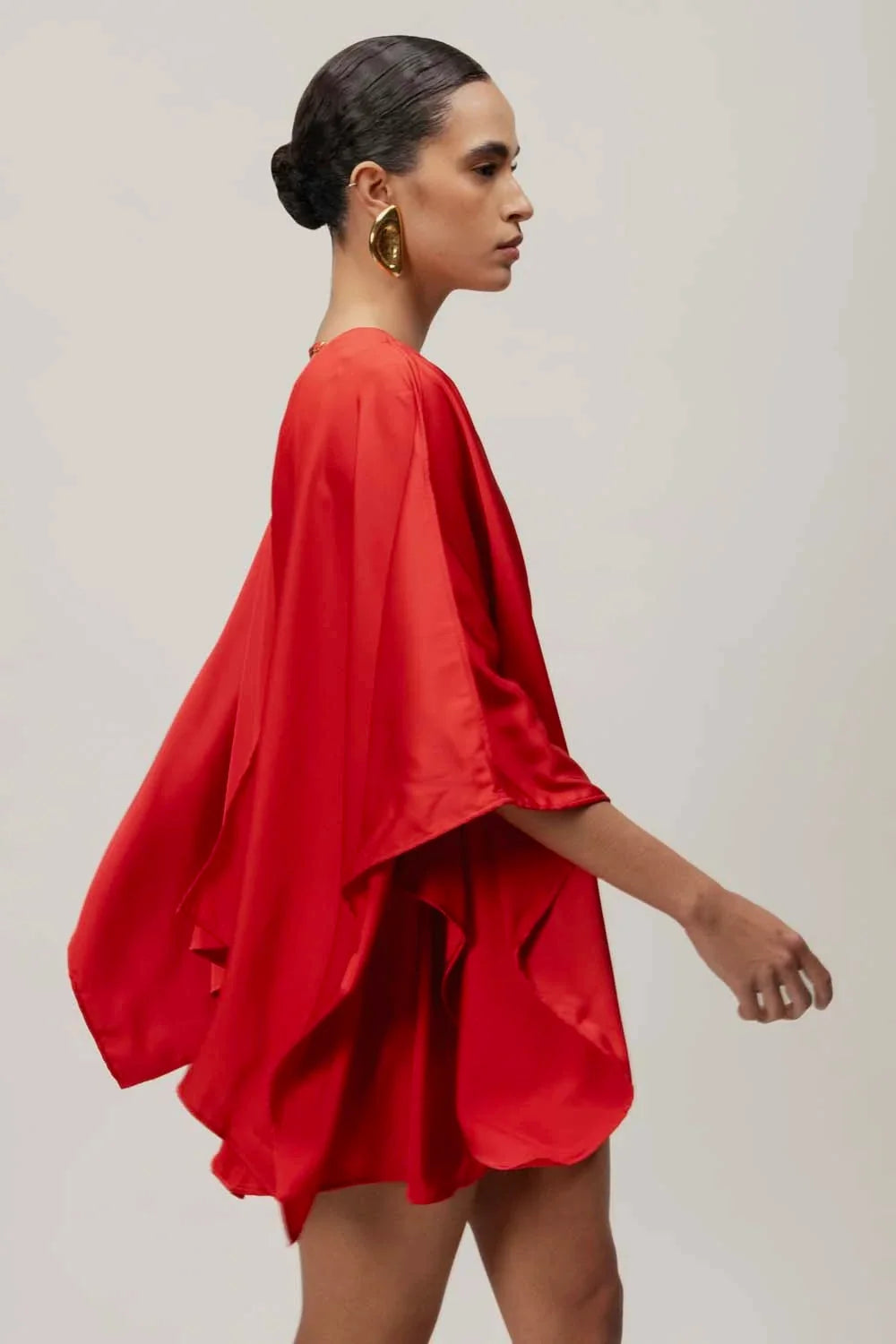 Pietro Mini Dress | Vivid Red