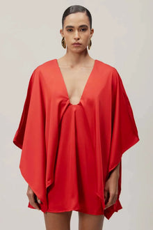 Pietro Mini Dress | Vivid Red