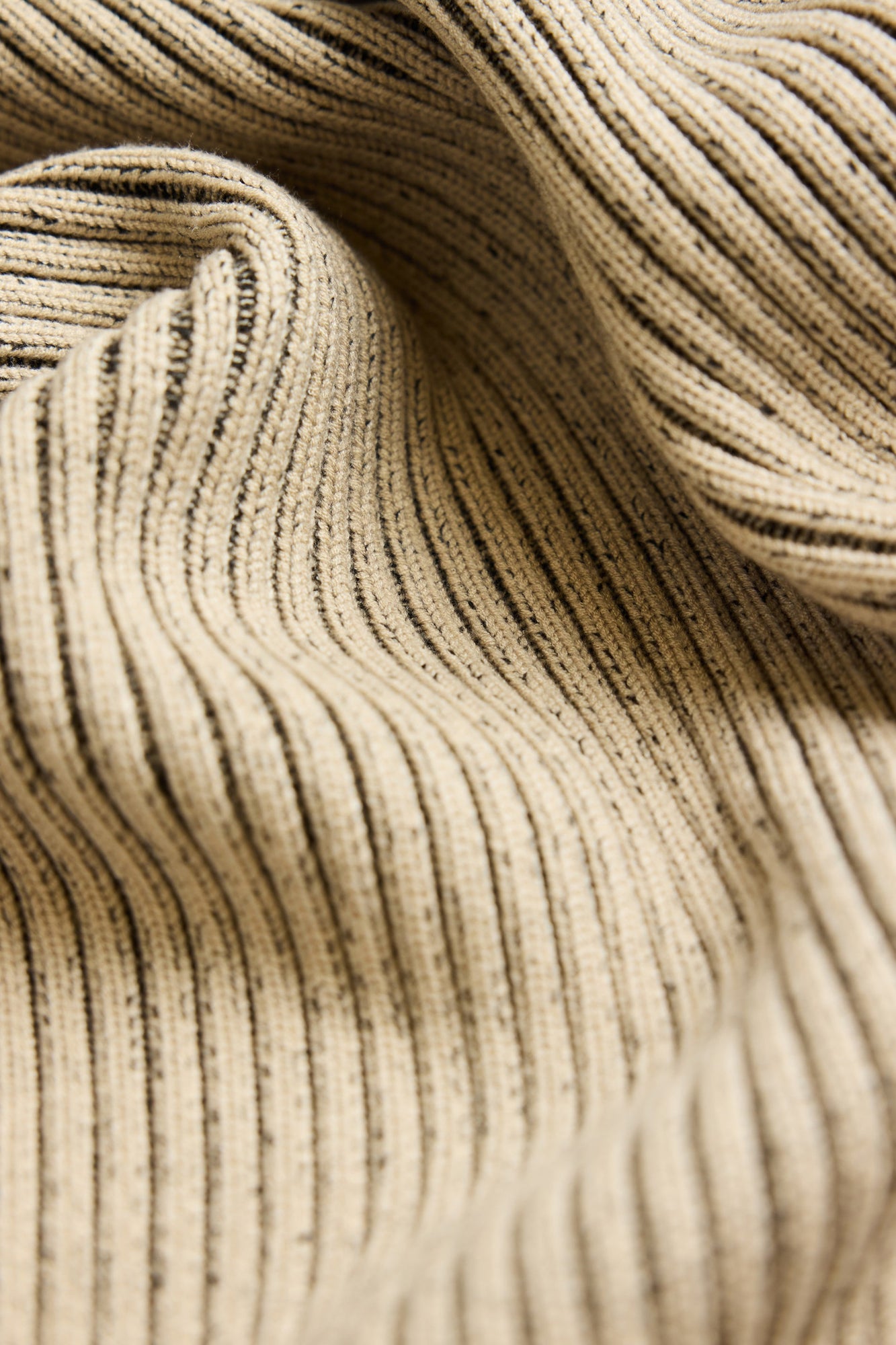 Unisex | Sapa Half Zip Knit | Beige/Black