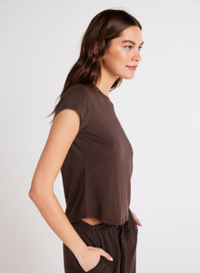 Baby Crew Tee | Chestnut Brown